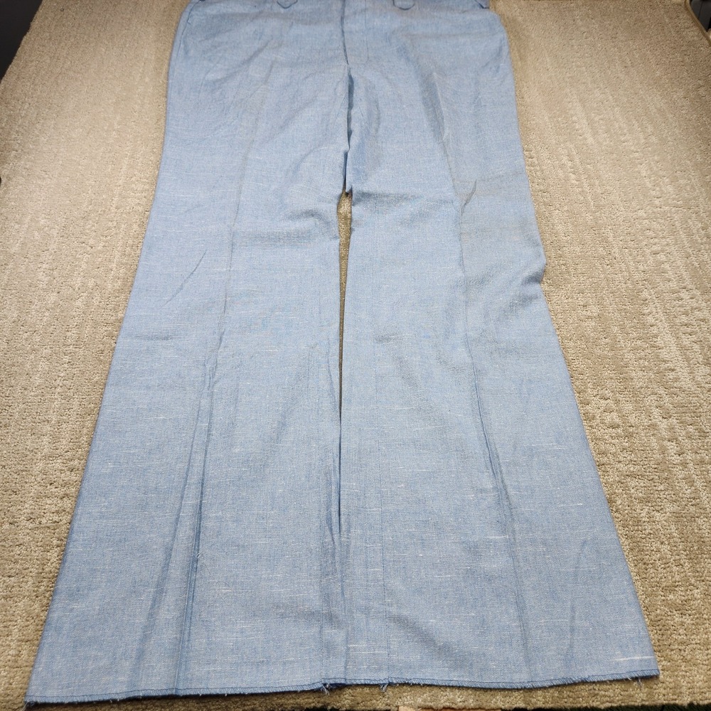 Vintage 70s Circle S Pants Men 42 High Rise Trouser Wide Leg Flare Cowboy Rodeo